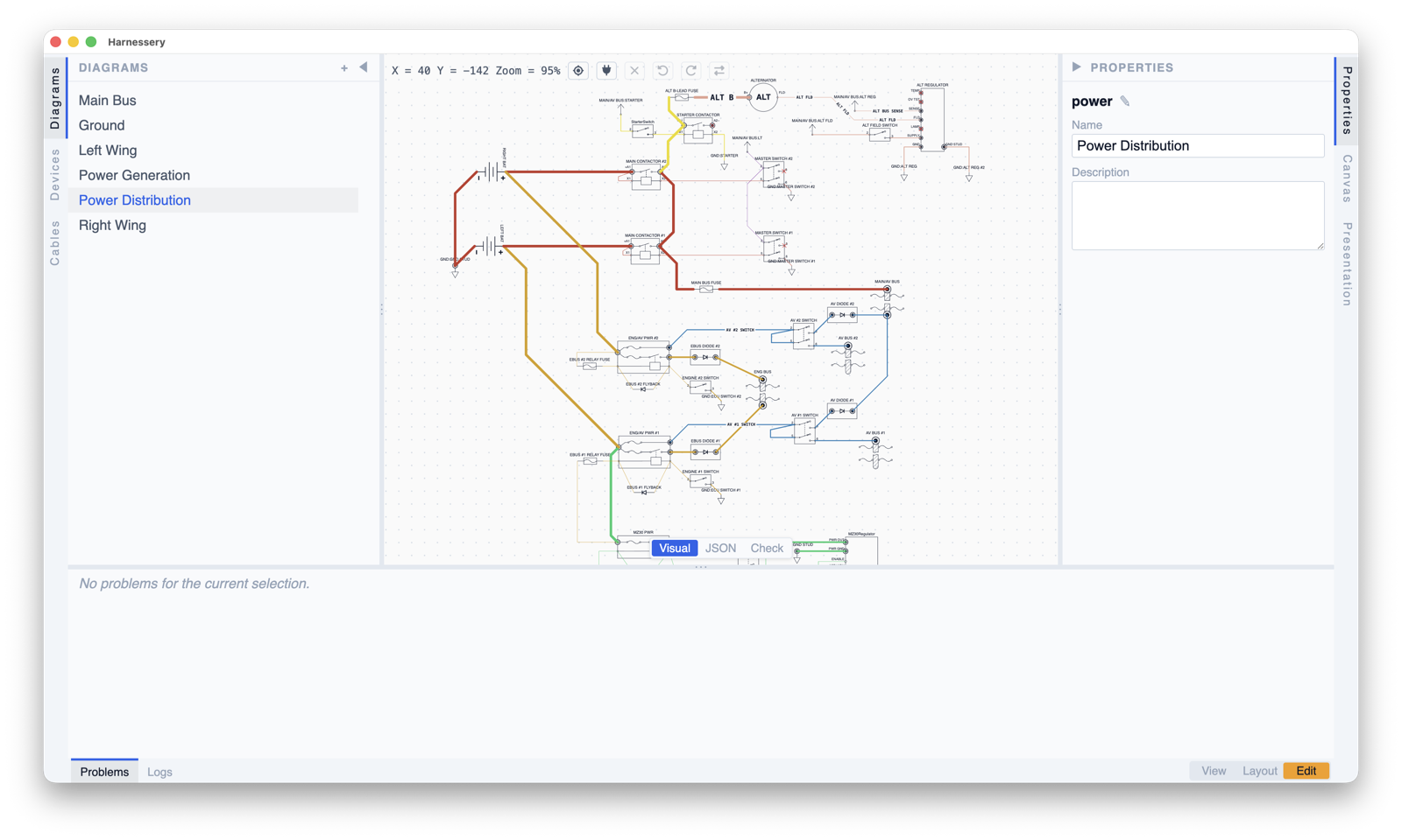 Harnessery — interactive aircraft wiring diagram